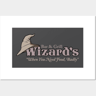 Wizard's Bar & Grill Posters and Art